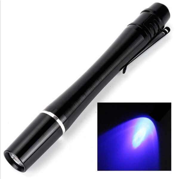 UV Ultra Violet LED Flashlight Blacklight Light 395nM Inspection Lamp Mini Torch