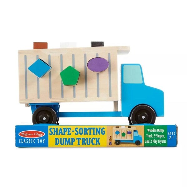Melissa & Doug Shape-Sorting Dump Truck Kids/Childrens Interactive Toy 2+