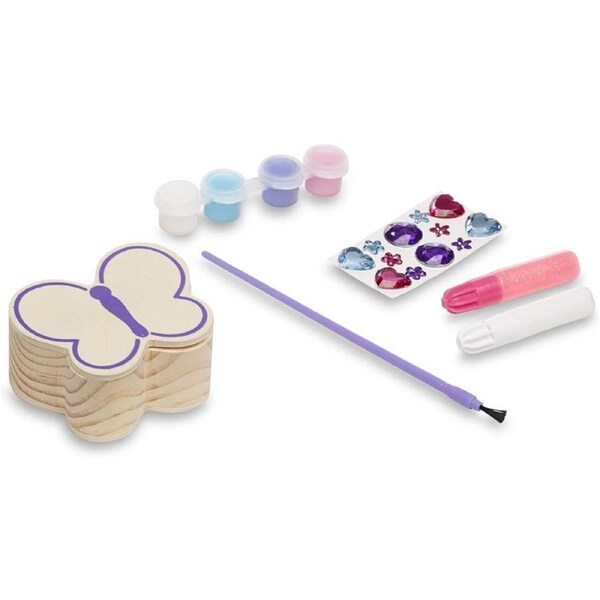Melissa & Doug Created by Me! Wooden Butterfly Box Kids/Childrens Toy 4+