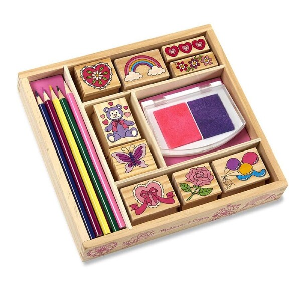 Melissa & Doug Friendship Stamp Set Kids/Childrens Interactive Play Toy 4+