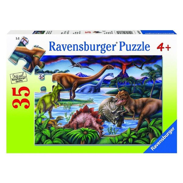 35pc Ravensburger Dinosaur Playground Kids/Childrens Jigsaw Puzzle Set 4y+