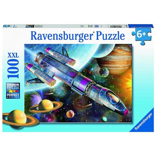 100pc Ravensburger Mission In Space Kids/Childrens Jigsaw Puzzle Set 6y+