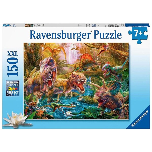 150pc Ravensburger T-Rex Attack Kids/Childrens Dinosaur Jigsaw Puzzle Set 7y+