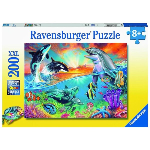 200pc Ravensburger Ocean Wildlife Kids/Childrens Animal Jigsaw Puzzle Set 8y+