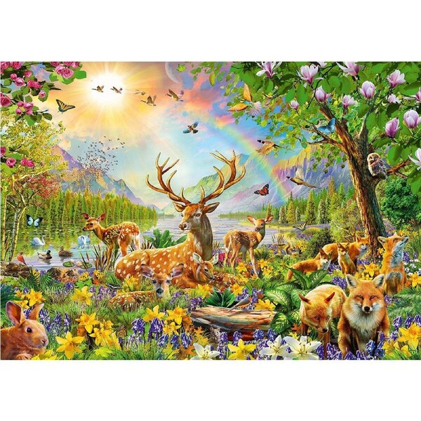 200pc Ravensburger Wonderful Wilderness Kids/Childrens Jigsaw Puzzle Set 8y+