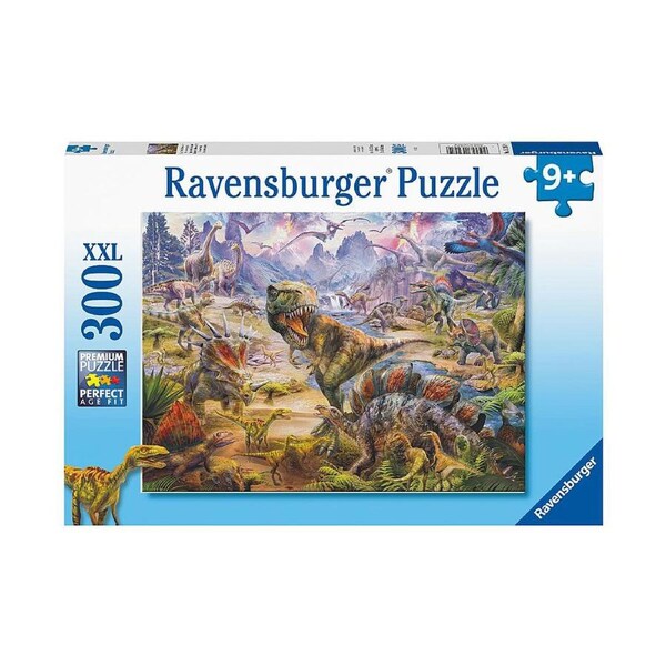 300pc Ravensburger Dinosaur World Kids/Childrens Dinosaur Jigsaw Puzzle Set 9y+