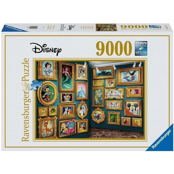 9000pc Ravensburger Disney Museum Family Family Jigsaw Puzzle Set