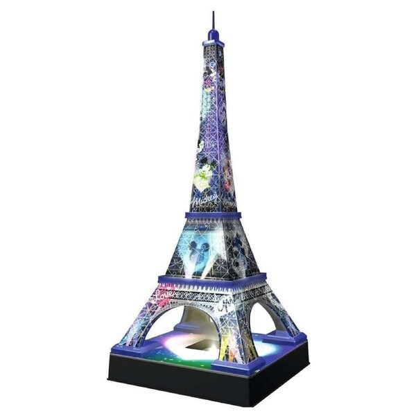 216pc Ravensburger Mickey Minnie Eiffel Tower 3D Build Childrens Jigsaw Puzzle