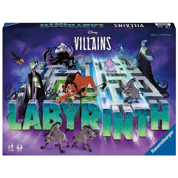 Ravensburger Disney Villains Labyrinth Kids/Childrens Tabletop Board Game 7y+