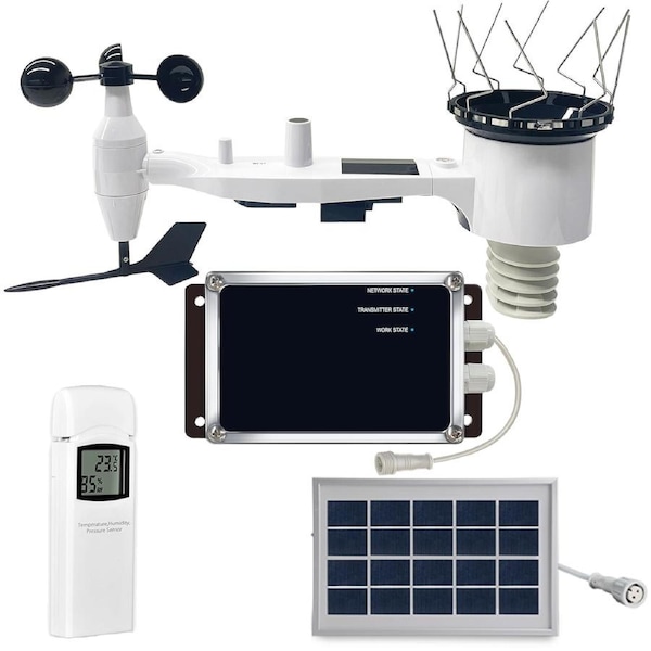 PanTech Weather Station Support 3G/4G Cellular -4G Gen 3 IoT -Professional and Wireless-PT-WS6006