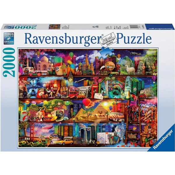 2000pc Ravensburger World Of Books Aimee Stewart Family Family Jigsaw Puzzle Set