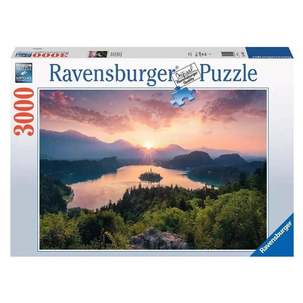 3000pc Ravensburger Lake Bed, Slovenia Theme Family Jigsaw Puzzle Set