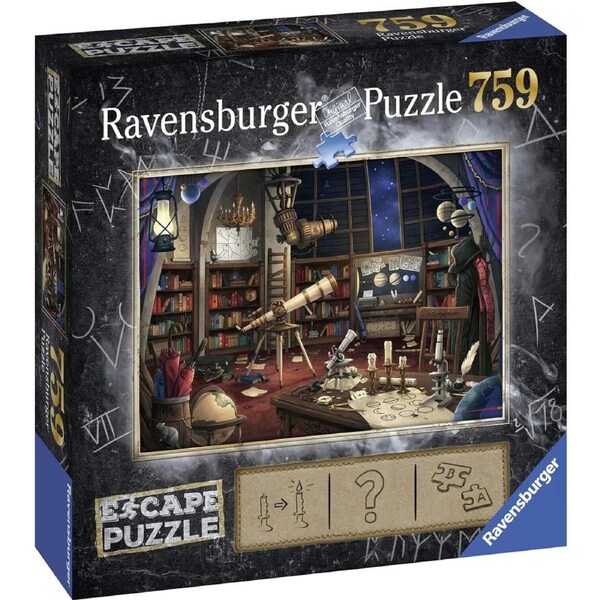 Ravensburger Escape 1 The Observatory Theme Family Jigsaw Puzzle Set