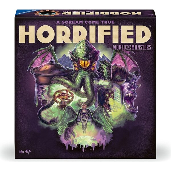 Ravensburger Horrified World Of Monsters Kids/Childrens Board Game Set 10y+