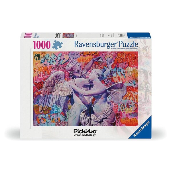 1000pc Ravensburger Cupid And Psyche In Love Family Jigsaw Puzzle Set