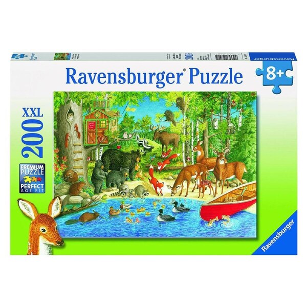 200pc Ravensburger Woodland Friends Kids/Childrens Jigsaw Puzzle Set 8y+