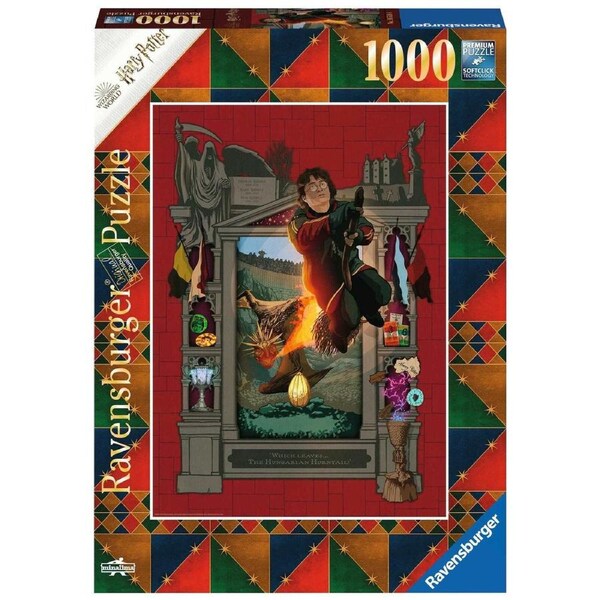 1000pc Ravensburger Harry Potter 4 Theme Jigsaw Puzzle Set Family/Family