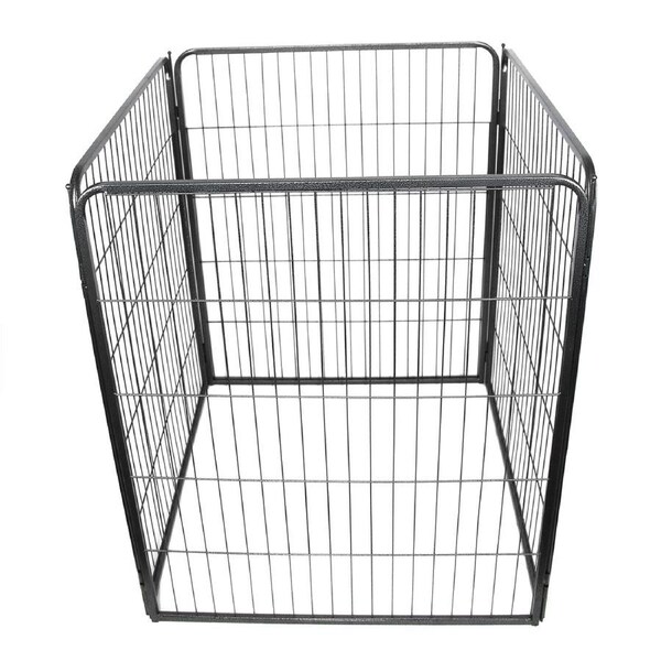 YES4PETS 4 Panels 100 cm Heavy Duty Pet Dog Cat Puppy Rabbit Exercise Playpen Fence Extension