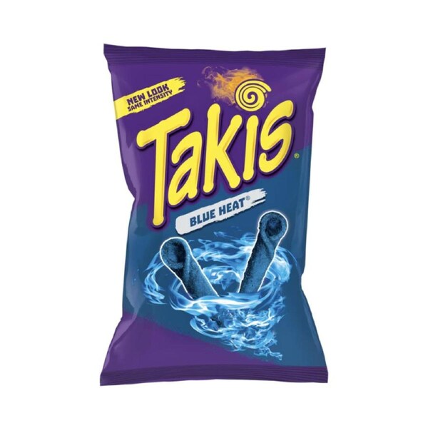 14 Pack x Takis Blue Heat Hot Chilli Pepper Tortilla Chips 280g