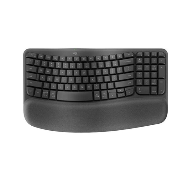 Logitech Ergo Series Wave Keys Wireless Ergonomic Keyboard Graphite