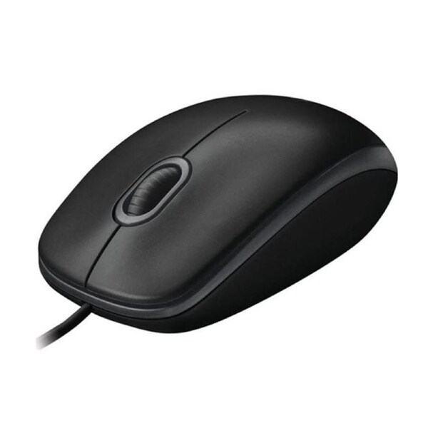 Logitech B100 Optical Usb Mouse 800Dpi For Pc Laptop Mac Tux Full Size