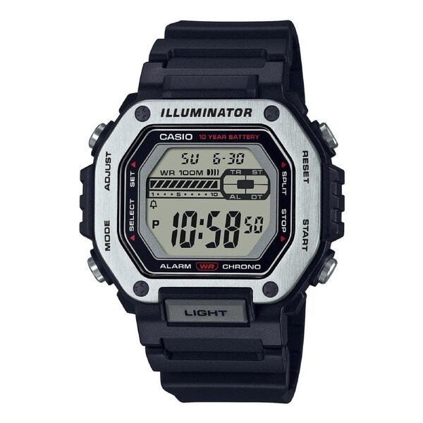 Casio MWD110H-1A Illuminator Black 100m Men's Multifunction Digital Sports Watch