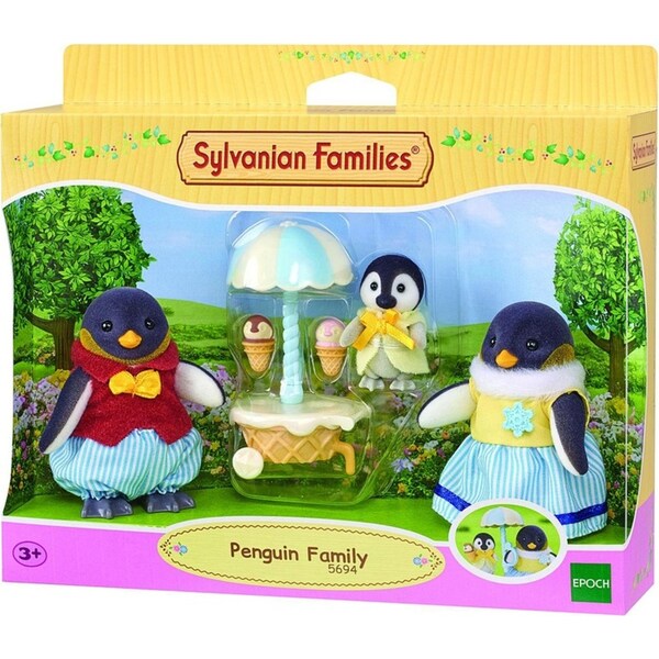 6pc Sylvanian Families Penguin Family Kids Miniature Cellectible Figure Toy 3y+
