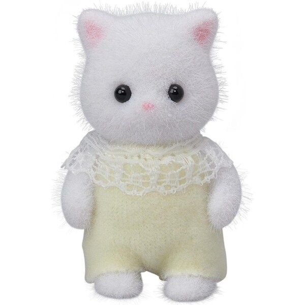 3pc Sylvanian Families Persian Cat Baby Kids Miniature Collectible Figure Toy 3+