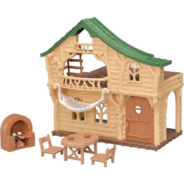 11pc Sylvanian Families Lakeside Lodge Kids Miniature Collectible Figure Toy 3y+