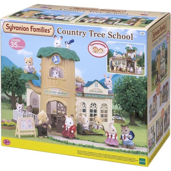 35pc Sylvanian Families Country Tree School Kids Miniature Figure Toy Set 3y+