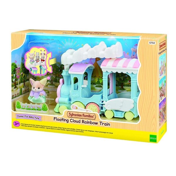 Sylvanian Families Floating Cloud Rainbow Train Kids Miniature Figure Toy 3y+