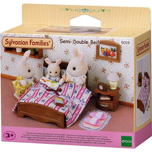 Sylvanian Families Semi-Double Bed Dollhouse/Miniature Furniture Kids Toy 3+
