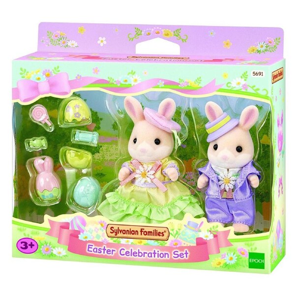 Sylvanian Families Easter Celebration Dolls w/ Accessories Playset Kids Toy 3+