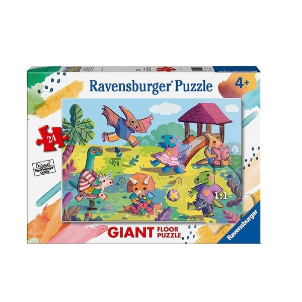 24pc Ravensburger Dinosaurs at Playground SuperSize Kids/Childrens Puzzle 3Y+