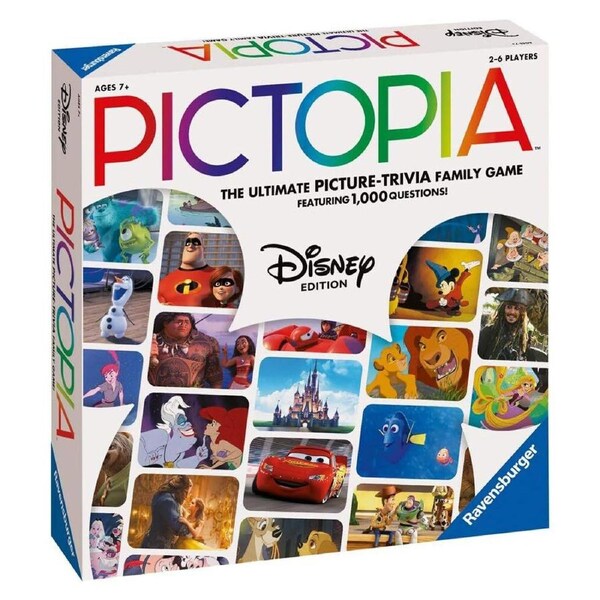 Ravensburger Disney Pictopia Kids/Childrens Family Fun Trivia Game 7Y+