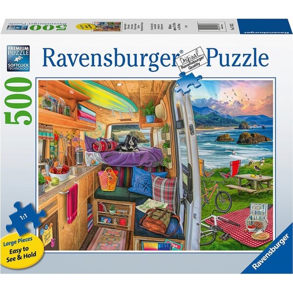 500pc Ravensburger Rig Views Themed Family Large Format Jigsaw Puzzle Pieces
