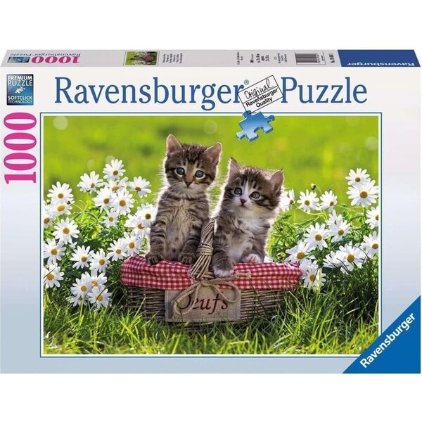 1000pc Ravensburger Picnic in the Meadow Family Jigsaw Puzzle Pieces Set