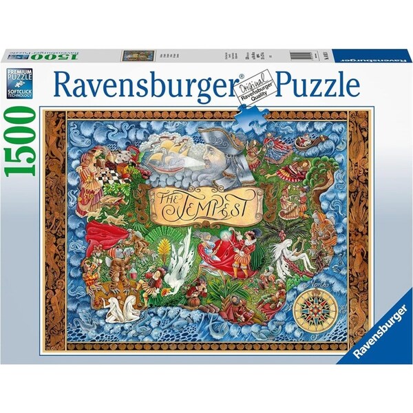 1500pc Ravensburger The Tempest Themed Family Jigsaw Puzzle Pieces Set