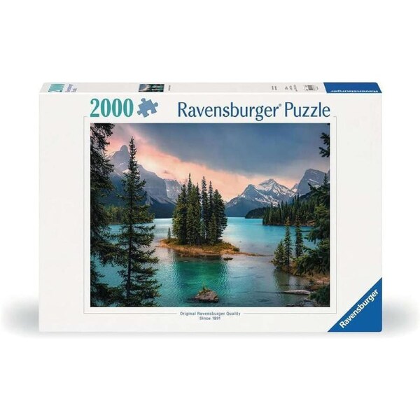 2000pc Ravensburger Spirit Island in Canada Family Jigsaw Puzzle Pieces