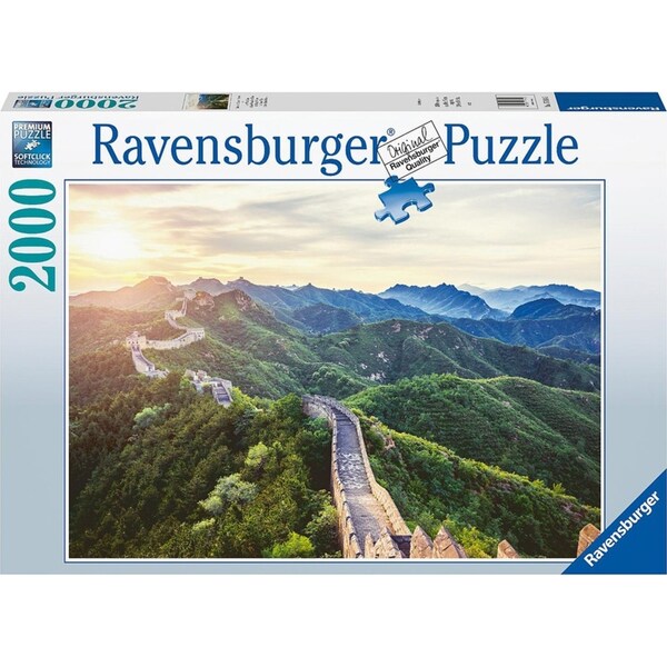 2000pc Ravensburger Great Wall of China Family Jigsaw Puzzle Pieces Set