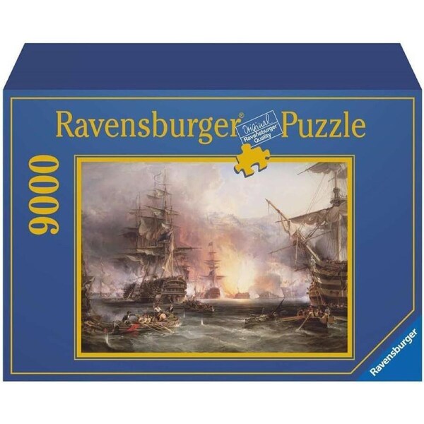 9000p Ravensburger Bombardment of Algiers Family Jigsaw Puzzle Pieces