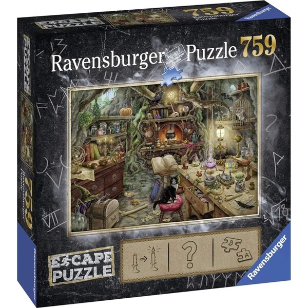 759pc Ravensburger Escape 3 The Witches Kitchen Family Jigsaw Puzzle Pieces