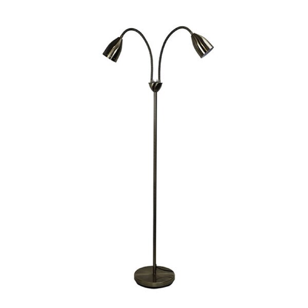 Goose Neck Styled Twin Floor Lamp