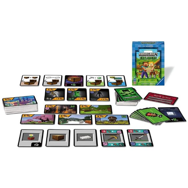 Ravensburger Minecraft Explorers Cards Kids/Childrens Family Game 9Y+