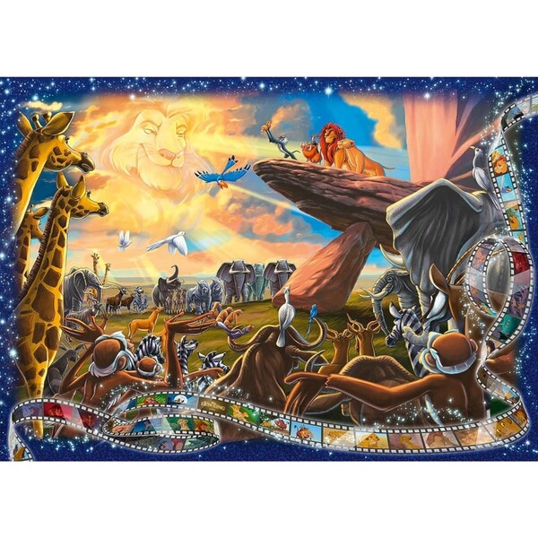 1000pc Ravensburger Disney Moments 1994 Lion King Family Jigsaw Pieces Puzzle