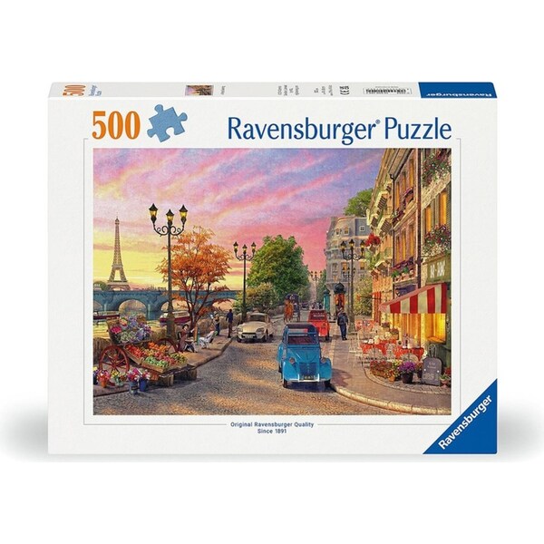 500pc Ravensburger A Paris Evening Landscape Family Jigsaw Puzzle Pieces Set