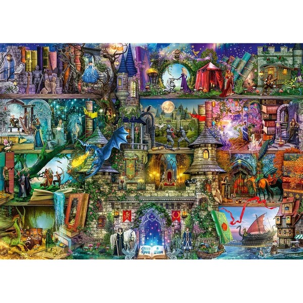 1000pc Ravensburger Myths and Legends Family Jigsaw Puzzles Pieces Set
