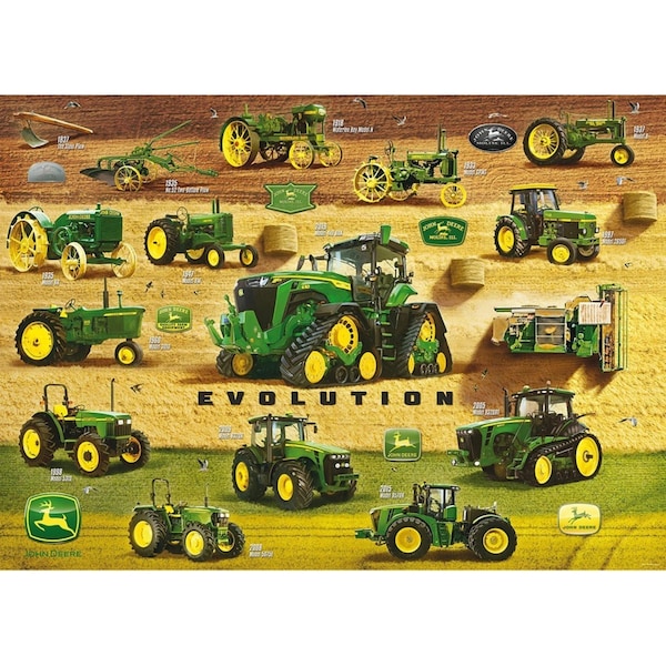 1000pc Ravensburger John Deere Legacy Family Jigsaw Puzzles Pieces Set
