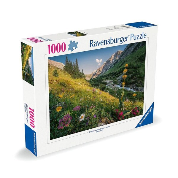 1000pc Ravensburger Magical Valley Landscape Family Jigsaw Puzzle Pieces Set