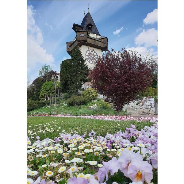 1000pc Ravensburger Uhrturm in Graz Themed Family Jigsaw Puzzle Pieces Set